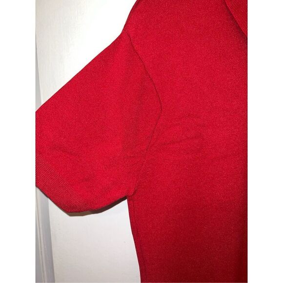 Vintage SEARS Polo Shirt-Red S/S KINGS ROAD Shop Mens Large EUC - Picture 5 of 6